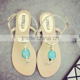 China Wholesale Latest Ladies Flat Sandals Design for Ladies Pictures