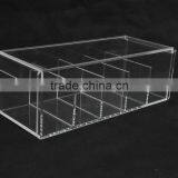 5 Divided Clear Acrylic Cosmetic Storage Box, Acrylic Makeup Storage Display Boxes Cosmetic Makeup Organizer With Lid thumbnail-6