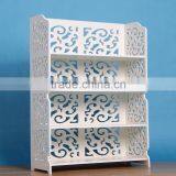 White Cheap Modern Wooden Storage Shelf thumbnail-2
