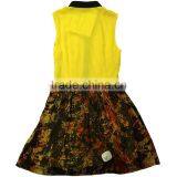 Hot Sale Guangzhou Latest Formal Dress Patterns OEM Design Simple Chiffon Sleeveless Small Girls Dress Summer thumbnail-3