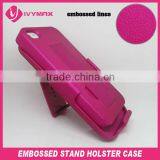 2013 New Products Hard Plastic Cell Accessories for Iphone4 4s Holster Combo Case