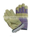 Pigskin leather palm gloves driver working glove