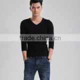 men long sleeve t-shirt white and black color