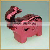Wholesale Elephant Shape Ceramic Coin Bank Money Box
