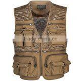 Custom Mens Mesh Fishing Vest