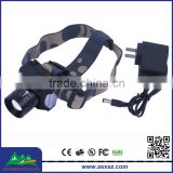 Wholesale Cheap XPE Zoom Rechargeable LED Headlamp,Built-in Rechargeable Battery 3 Mode Focus Adjustable Bicycling LED Headlamp