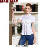 2015 Working Uniform Design Woman Lace Top Office Uniform thumbnail-1