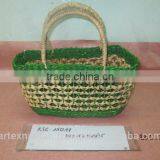 Eco-friendly Water Hyacinth Handbag With Handles, Fashionable Looking, Good Price, Natural Material From Vietnam thumbnail-3