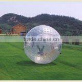 low price inflatable zorb ball, crazy inflatable sport game roll inside ball zorb buble ball for sale