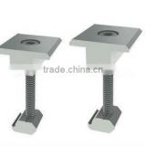 aluminum mid clamp and end clamp used in solar mounting system