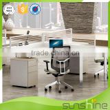 YS-SW04 Top Quality Office Furniture/Customized Office Desk 2 person screen workstation