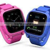 1.4' Big Color Display Waterproof 2016 Wrist Watch GPS Tracking Device For Kids Free APP thumbnail-1