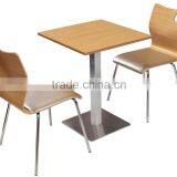 Wholesale Fast Food Attached Table And Chairs Restaurant Table And Chairs thumbnail-1