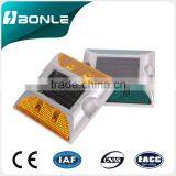 2014 Best Selling Excellent Safety Compression Resistance Aluminium Alloy + PC Road Stud With Solar Panel thumbnail-1
