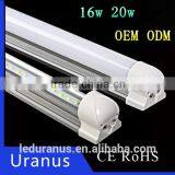 110v 220v B22 E27 3000K 4500K 6000K OEM ODM Alumimun and PC 12w 2g11 led tube light