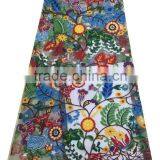 CL60137 Newest Arrival Net Lace Graceful Fabric With Colorful Embroidery Flowers Pattern for Fashion Lady thumbnail-2