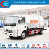new design mini 6cbm dongfeng suction truck 11ton 12ton 4X2 dongfeng vacuum tankers