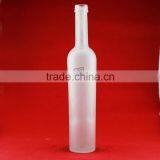 New Design Empty Vodka Bottle Square Spirit Wine Bottle Clear Frosted Bottle thumbnail-5