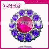 Decorative Professional Crystal Rhinestone Buttons Flat Back thumbnail-4