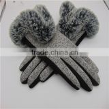 Factory Wholesale Cotton Dress Glove With Fur
