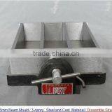 40 x 40 x 160mm Steel Cement Mortar Three Gang Prism Mould thumbnail-3