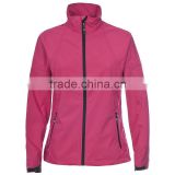hot sell custom brand printed logo softshell jacket for women