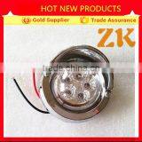 Led Round Traffic Turn Side Signal Light for Truck Trailer Boat Led Side Warning Light