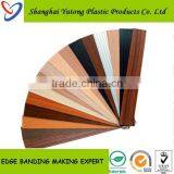Wood Grain PVC-Wengue Color/Cedro Color Pvc Edge Banding for Home Furniture thumbnail-1