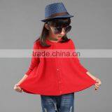 Hot Selling New Design Girls Poncho Sweater thumbnail-3