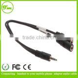 Connecting Headset to Your Mobile Phone Adapter Audio Cable