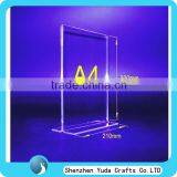 Clear Acrylic Plexi Table Tent Frame for Poster Promotional Acrylic Frame a4
