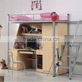 High Quality Metal Bunk Bed With Desk and Wardrobe thumbnail-2