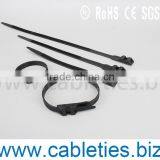 Double Hook Plastic Nylon PA66 Cable Tie Binding Ties Self Locking High Quality thumbnail-2