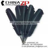 ZPDECOR High Quality Plume Beautiful Decorative Dyed Grey Solid Color Turkey Feathers for Sale thumbnail-1