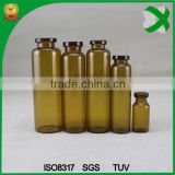 High quality amber penicillin glass bottle,amber glass vial