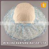 Nice Lace Decoration Stylish Summer Hat Wonder Women Straw Hat thumbnail-3