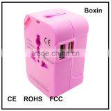 Low Price Price Universal Multi Travel Adapter With 2 Usb Charger thumbnail-3