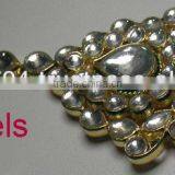 Kundan Tikka in Leaf Shape thumbnail-1