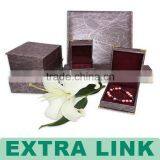 New style luxury custom recycled jewelry gift box with rigid tray certificated by ISO and BV