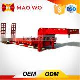 Cheaper 60tons 3 Axle Gooseneck Type Low Bed Semi Trailer For Sale thumbnail-6