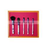 2016 Black Sliver New Style 10pcs Makeup Brush Set thumbnail-6