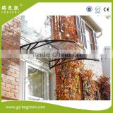 diy	Easy-to-fit	plastic frame polycarbonate sheet outdoot canopy window awning