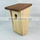 Garden Hand Painted Reclaimed Wood Decorative Bird House thumbnail-2