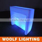 Single Curve LED Light Illuminated Bar Counter thumbnail-4