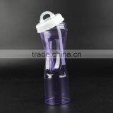 Party Single Wall Plastic Drinking Bottle With Straw thumbnail-5