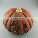 Helloween Pumpkin Shape Ceramic Decoration in Stocklots thumbnail-2