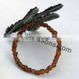 Beaded Napkin Ring Wholesale Bulk Wholesale Napkin Ring Glass Napkin Ring Wedding Napkin Rings thumbnail-3