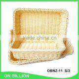 Bulk Heated Food Grade PP Rattan Basket Wholesale thumbnail-3