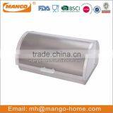 Glass Front Stainless Steel Bread Bin thumbnail-2