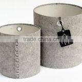 Wholesale 2017 Hot Selling Custom Logo Printable OEM Available Handmade Felt Non Woven Storage Basket for Food or Clothes or Toy thumbnail-6